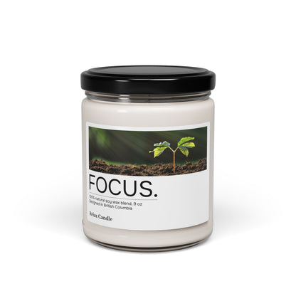 Focus Relax Candle – Natural Soy Wax | Enhance Concentration & Clarity