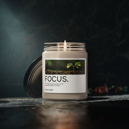 Focus Relax Candle – Natural Soy Wax | Enhance Concentration & Clarity